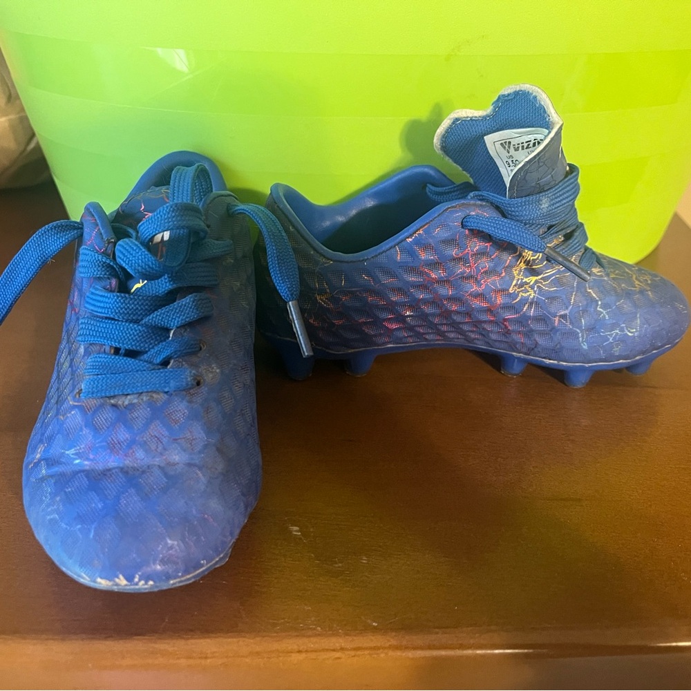 Kids Blue Soccer cleats